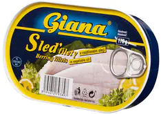 Giana Sleď filety v rostlinném oleji 170 g