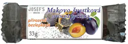 Josef's snacks Makovo švestková bez lepku 33 g