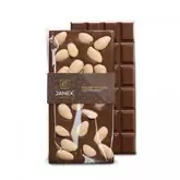 Čokoládovna Janek Mléčná čokoláda s mandlemi 105 g