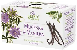 Grešík Mučenka a vanilka ovocný čaj 20 sáčků
