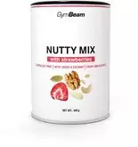 GymBeam Nutty Mix s jahodami 300 g