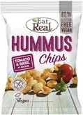Eat Real Chipsy Hummus, rajče a bazalka 135 g