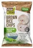 Rice Up Rýžové chipsy smetana a cibule 60 g