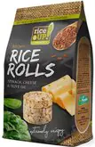 Rice Up Rýžové minichlebíčky špenát, sýr a olivový olej 50 g