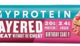 MyProtein 6 Layer Bar - narozeninový dort 60 g