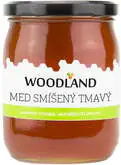 Woodland Smíšený tmavý med 500 g