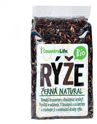 Country Life Rýže černá natural BIO 500 g