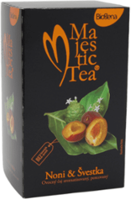 Biogena Čaj Majestic Tea Noni & švestka 20 x 2,5 g