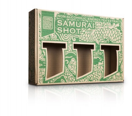 Samurai shot Dárková krabice pro 3 lahve