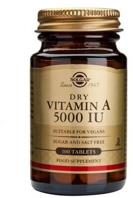 Solgar Vitamin A 5000 IU 100 tablet