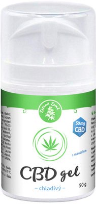 Zelená země CBD chladivý gel 50 g