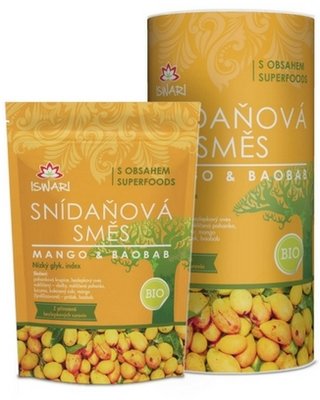 Iswari Snídaňová směs mango/baobab 800 g