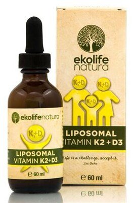 Ekolife Natura Liposomal Vitamin K2 + D3 60 ml