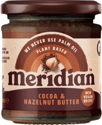 Meridian Lískooříškové máslo s kakaem 170 g
