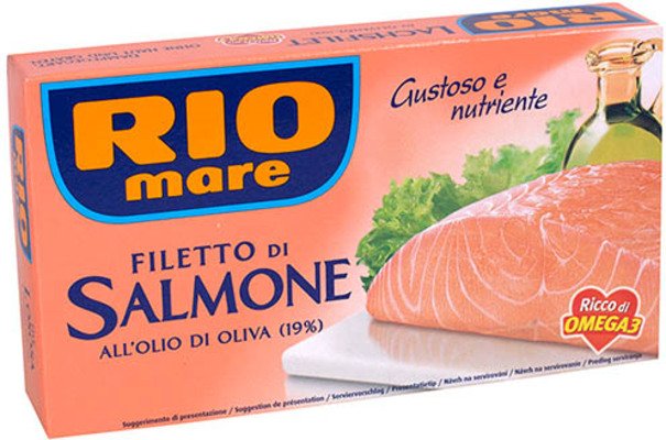 Rio mare Filety z lososa v olivovém oleji (19%) 150 g