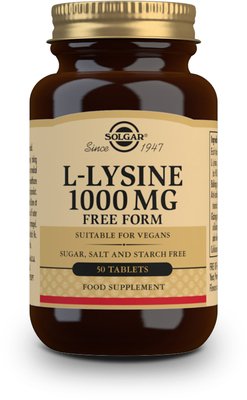 Solgar L-Lysin 1000mg 50 veganských tablet