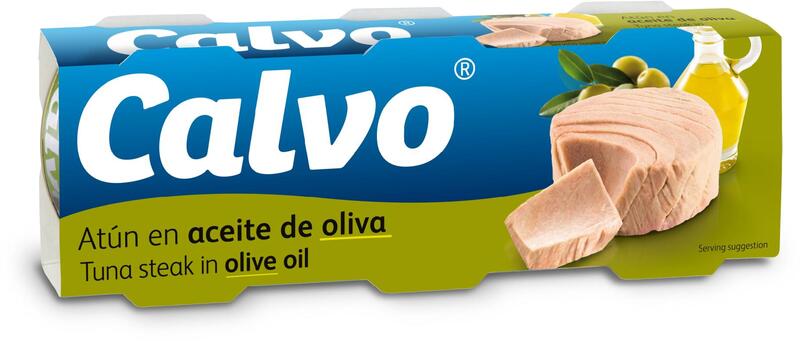 Calvo Tuňák v olivovém oleji 3x80 g