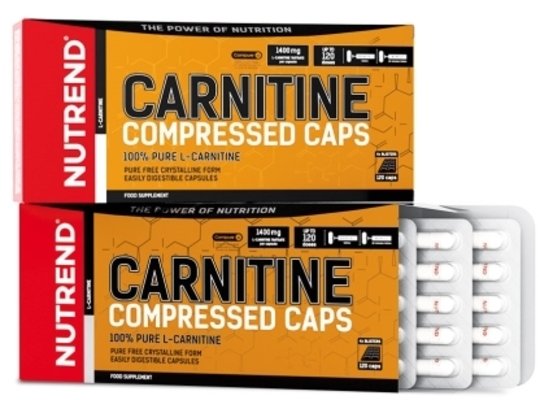 Nutrend Carnitine Compressed 120 kapslí
