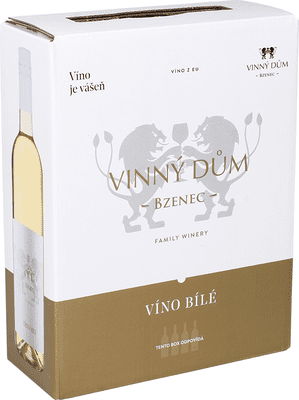 Vinný dům Chardonay víno polosuché 2018 Bag in box 5 l