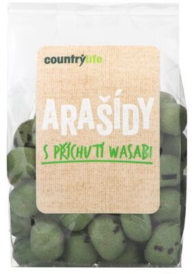 Country Life Arašídy s příchutí wasabi 100 g
