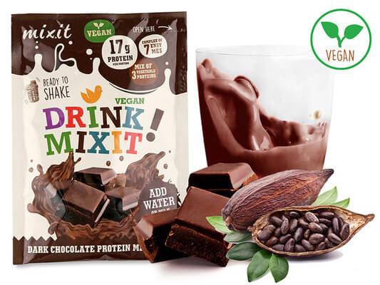 Mixit Vegan Drink Mixit tmavá čokoláda 40 g
