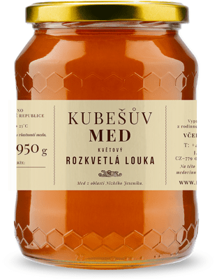Kubešův med Med květový rozkvetlá louka 750 g