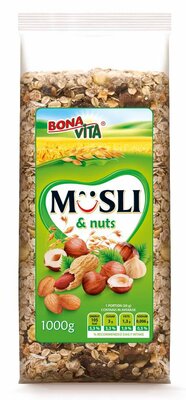 Bonavita Musli sypané s ořechy 1000 g