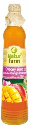 NaturFarm Sirup mango a lotosový květ 33% 700 ml
