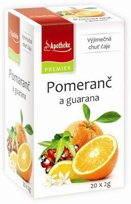 Apotheke Čaj Pomeranč a guarana 20 sáčků