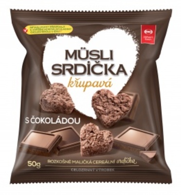 Semix Müsli srdíčka s čokoládou 50 g