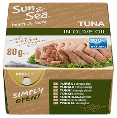 Sun & Sea Tuňák v olivovém oleji 80 g