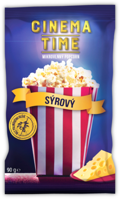 Cinema Time Mikrovlnný popcorn sýrový 90 g