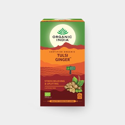 Ecce Vita Organic India čaj Tulsi zázvor BIO 25 sáčků
