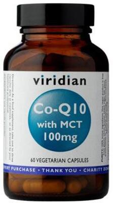 Viridian co-enzym Q10 with MCT 30 kapslí