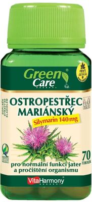 VitaHarmony Ostropestřec Mariánský - Silymarin 140 mg 70 tobolek