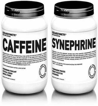 SizeAndSymmetry Nutrition Caffeine 60 kapslí + Synephrine 100 kapslí
