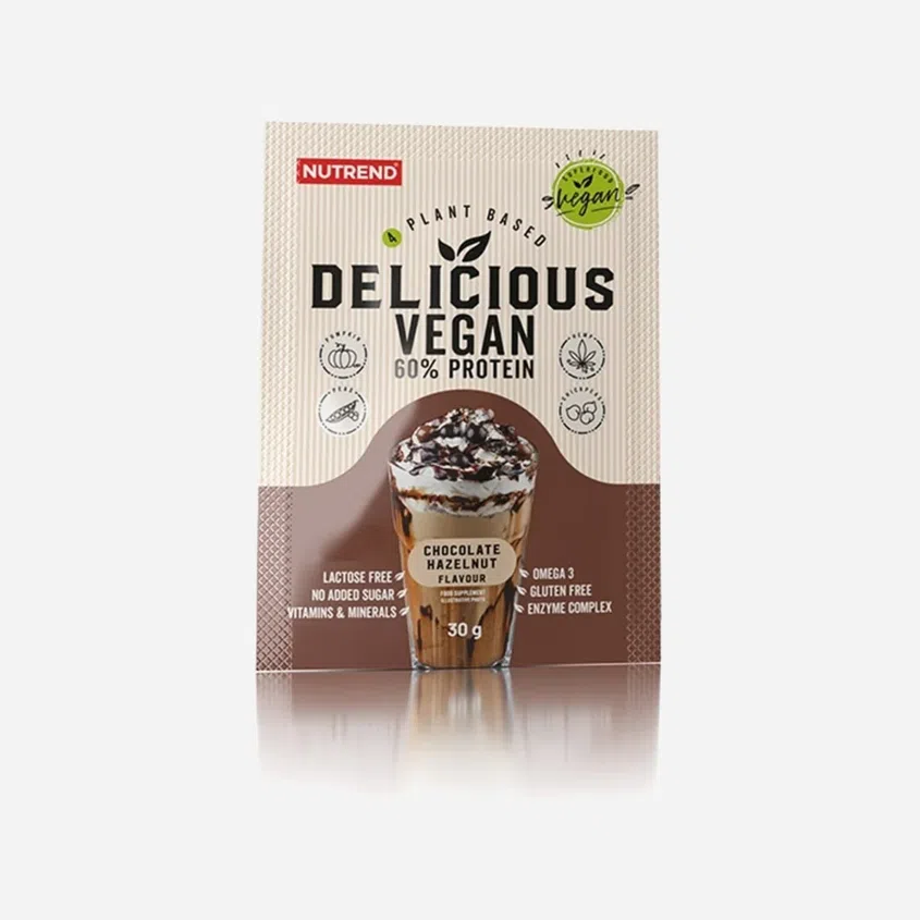 Delicious Vegan Protein  - čokoláda + lískový ořech