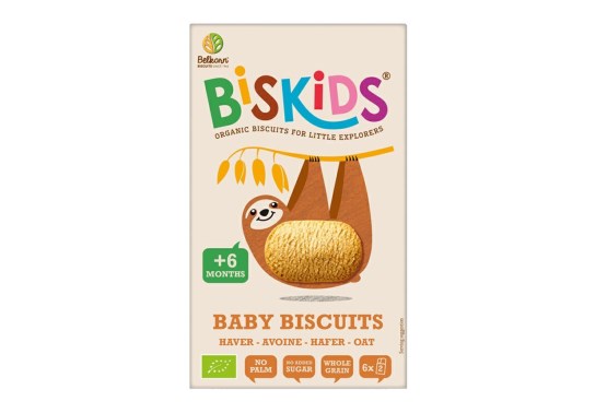 Detské celozrnné ovsené sušienky bez prid. cukru 6M+ BIO