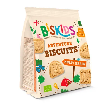 Dětské celozrnné sušenky bez přidaného cukru BIO