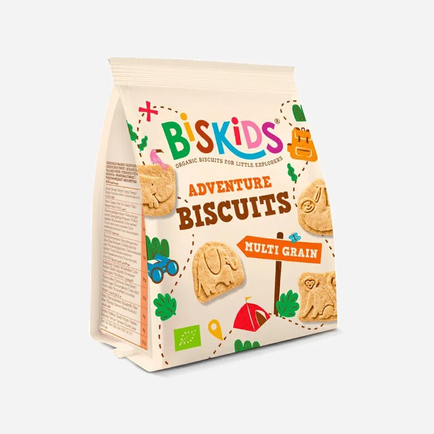 Dětské celozrnné sušenky bez přidaného cukru BIO