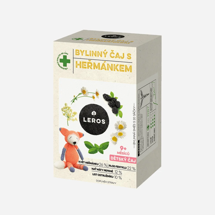 Detský bylinný čaj s harmančekom BIO 20 sáčkov