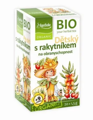 Dětský bylinný čaj s rakytníkem BIO