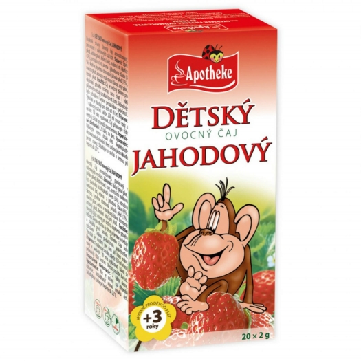 Dětský čaj jahodový 20 sáčků