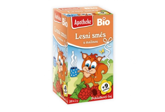 Detský čaj Lesná zmes s malinou BIO 20 sáčkov
