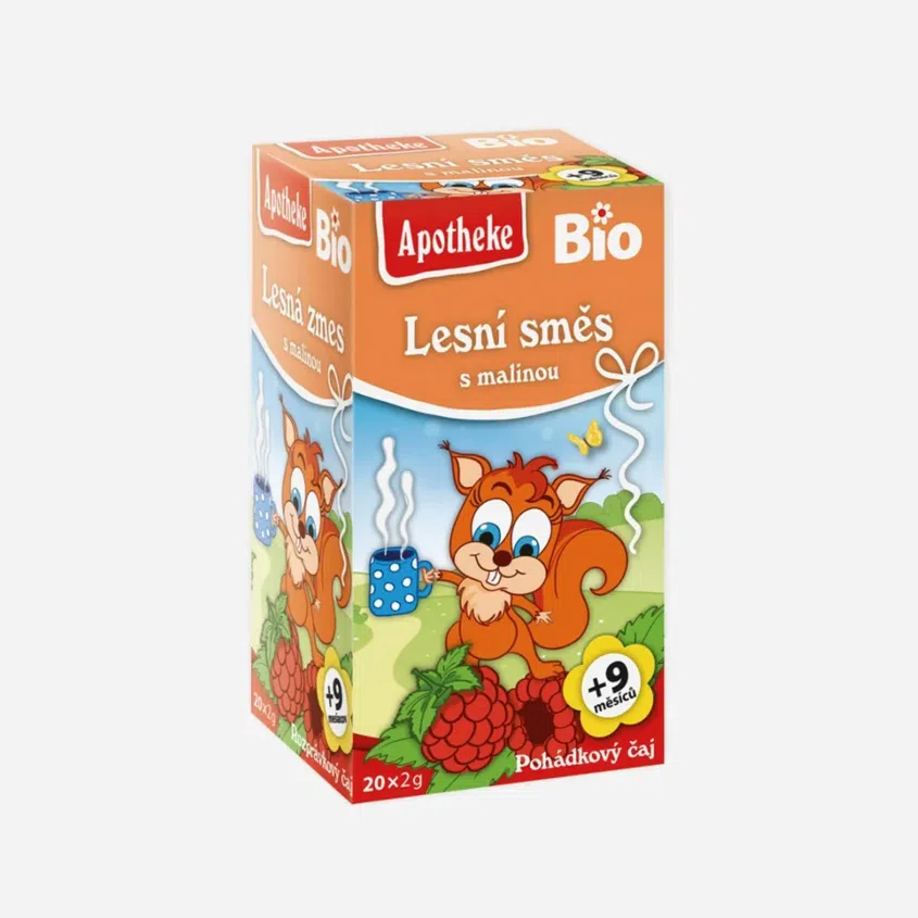 Dětský čaj Lesní směs s malinou BIO 20 sáčků