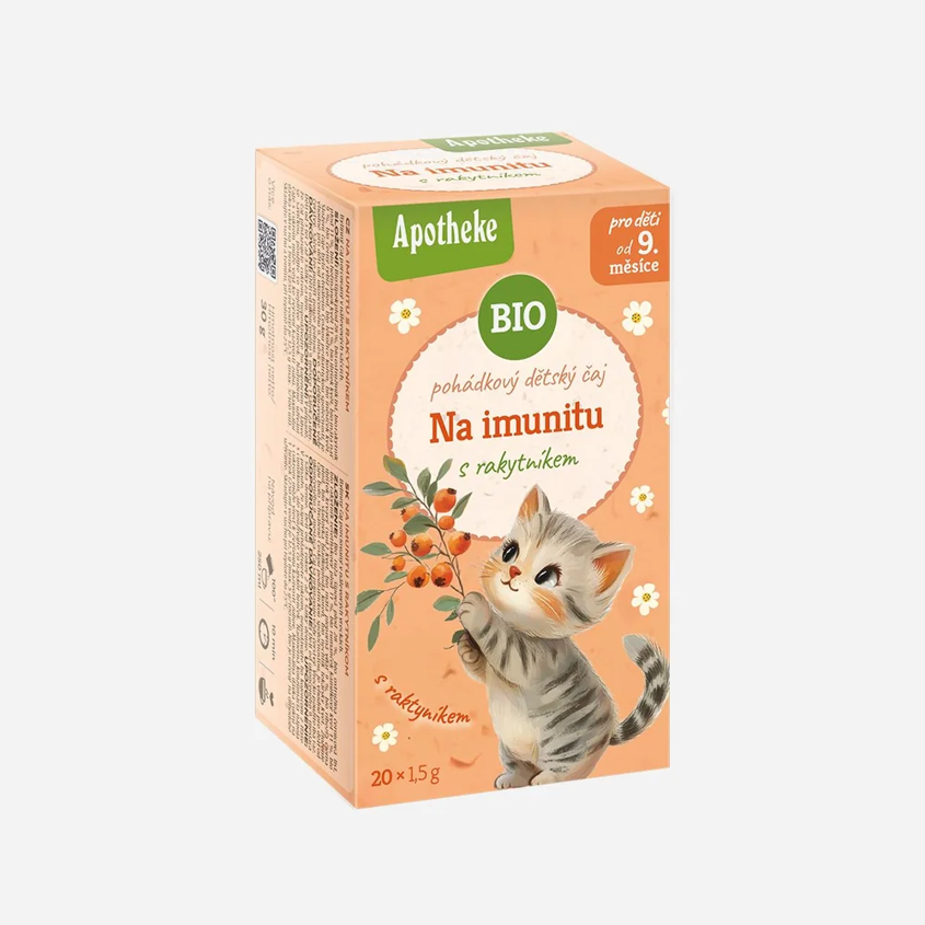 Dětský čaj Na imunitu s rakytníkem BIO