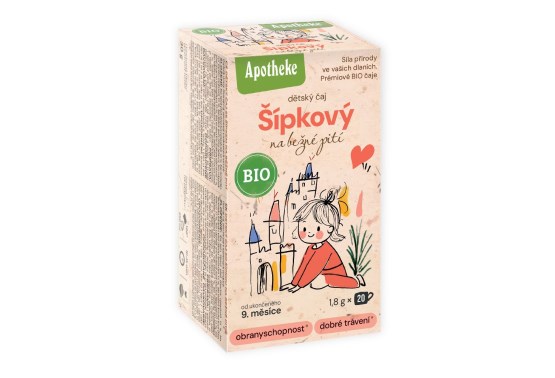 Dětský čaj Šípkový na běžné pití BIO