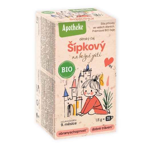 Dětský čaj Šípkový na běžné pití BIO