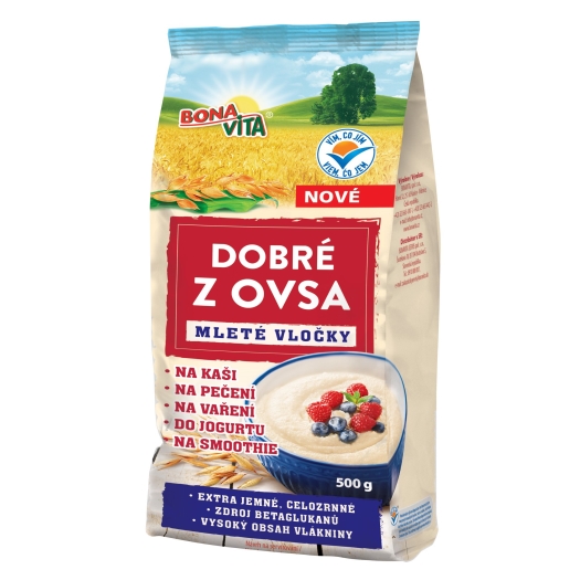 Dobré z ovsa - ovesné mleté vločky