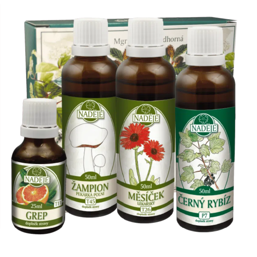 Doplněk stravy ke zmírnění alergických projevů při dýchání